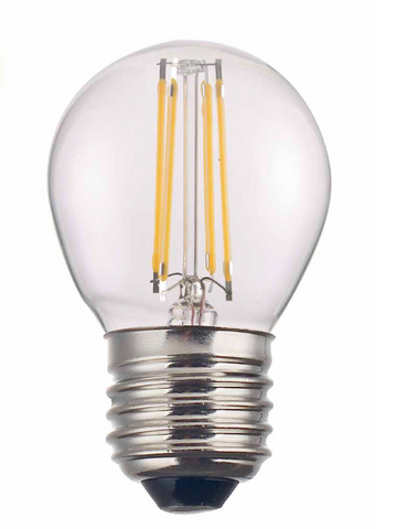Warm White Golf Ball Light Bulb (Lamp) ES/E27 4W 400LM