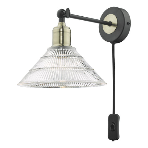 Boyd Single Wall Light - Antique Brass