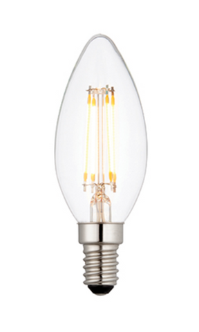 Candle Bulb 4 Watt LED E14 Warm White