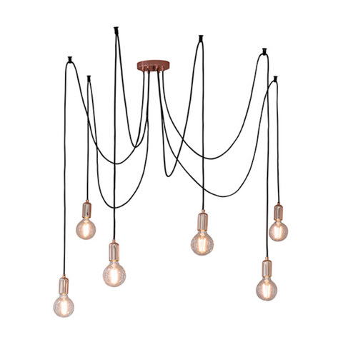 Studio 6 Light Copper Pendant