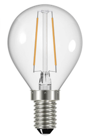 Warm White LED Golf Ball Light Bulb SES/E14 4W 400LM Dimmable