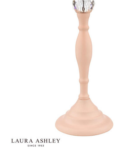 Laura Ashley Ellis Table Lamp Pink With Blush Shade