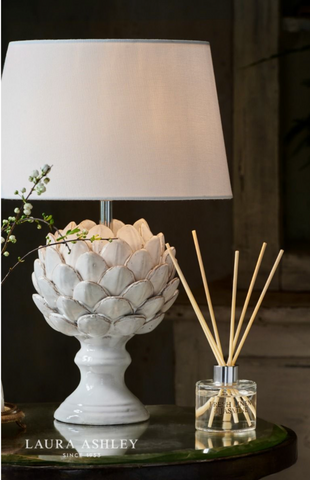 Laura Ashley Artichoke Ceramic Table Lamp With Shade