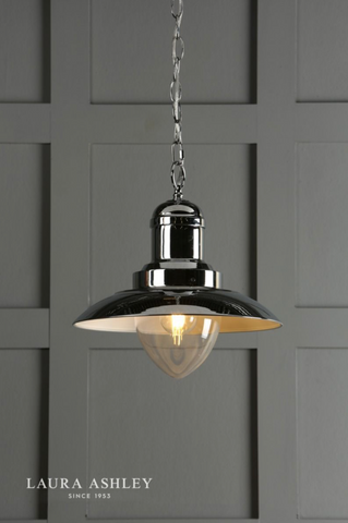 Laura Ashley Corbridge Pendant Polished Chrome