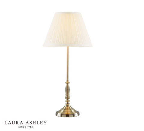 Laura Ashley Elliot Table Lamp Antique Brass With Shade