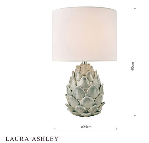 Laura Ashley Gresford Ceramic Table Lamp With Shade