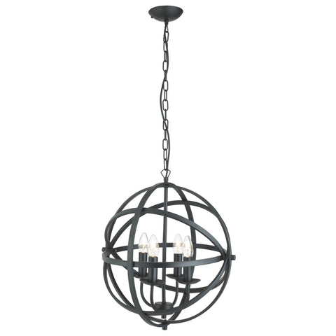 ORBIT 4LT PENDANT - MATT BLACK