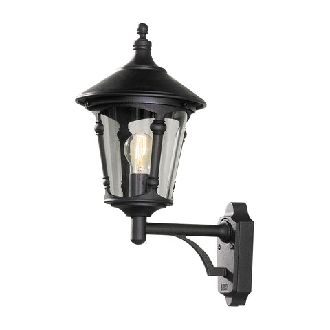 Virgo 571 Up Wall Light Matt Black