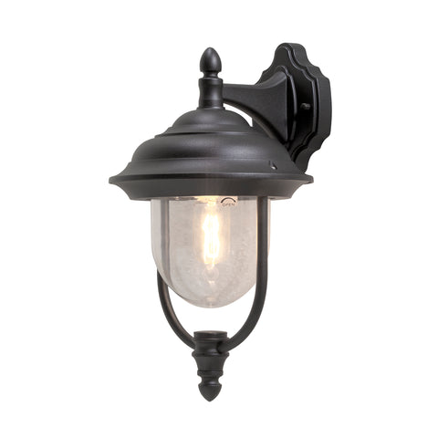 Parma 7222 Down Wall Light Black