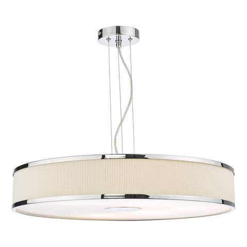 Alvaro 6 Light Single Pendant - Polished Chrome