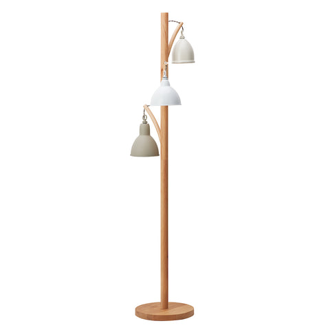 Blyton 3 Light Floor Lamp complete with Painted Shade