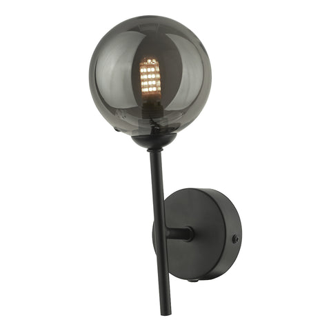 Cohen 1 Light Wall Light - Matt Black