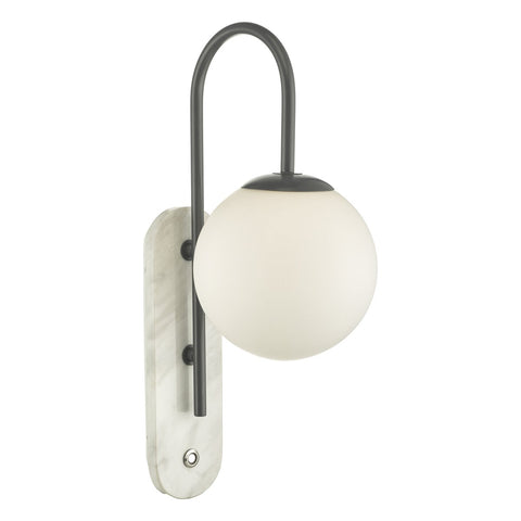 Deuce Wall Light Grey & Marble Effect IP44