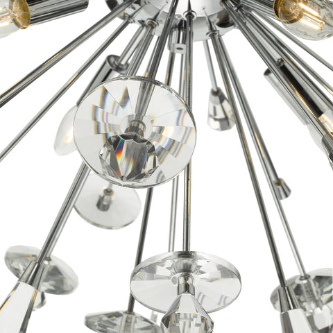 Exodus 8 Light Pendant - Polished Chrome