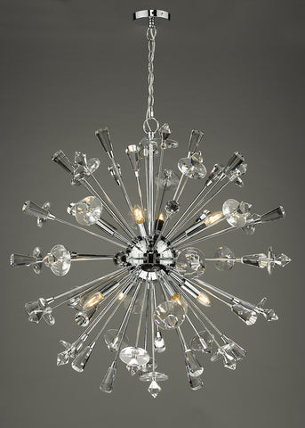 Exodus 8 Light Pendant - Polished Chrome