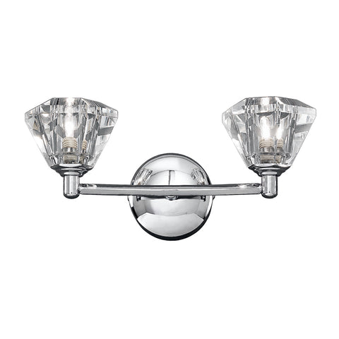 Twista 2 Light Wall Bracket - Polished Chrome