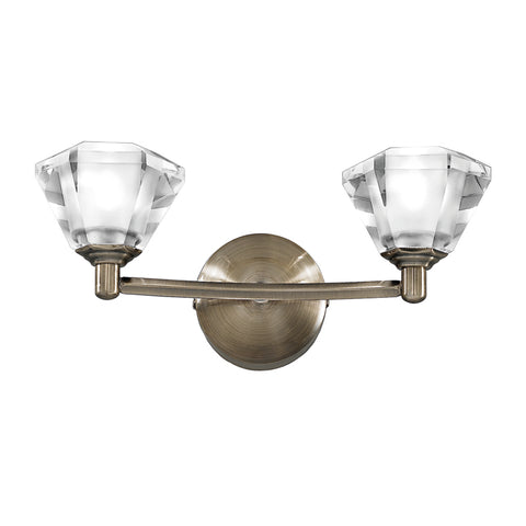 Fern 2 Light Wall Bracket - Bronze