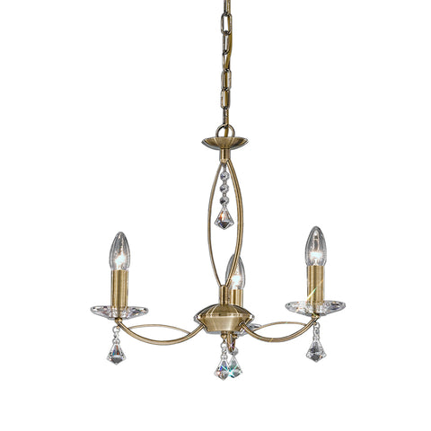 Monaco 3 Light Fitting - Bronze