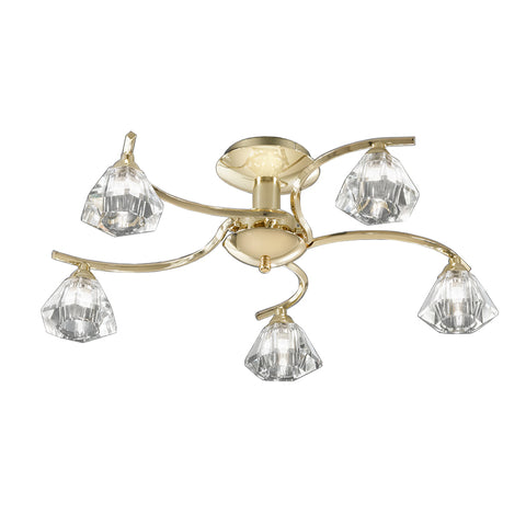 Fern 5 light Flush Fitting
