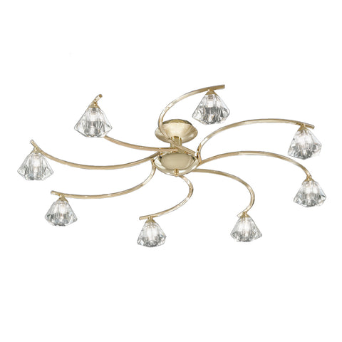 Fern 8 light Flush Fitting