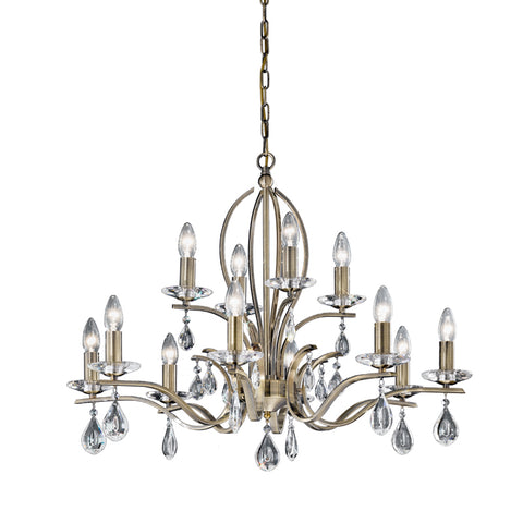 Willow 12 Light Fitting - Bronze