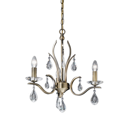 Willow 3 Light Fitting - Bronze