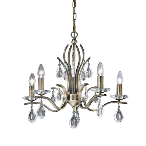 Willow 5 Light Fitting - Bronze