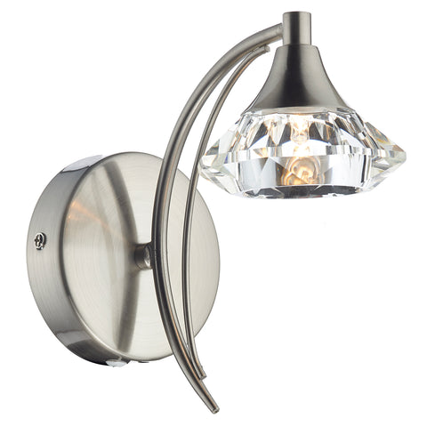 Luther Single Wall Bracket - Satin Chrome