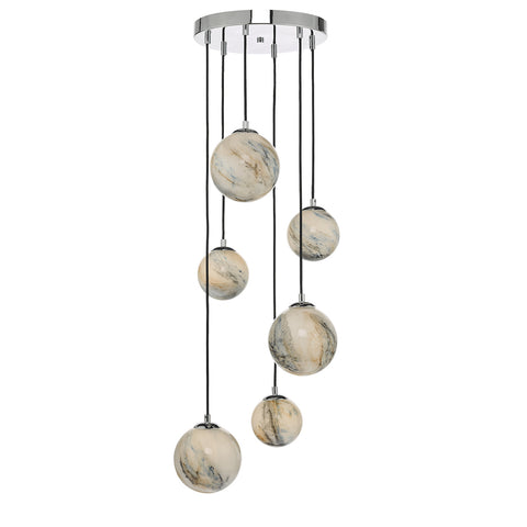 Mikara 6 Light Cluster Pendant