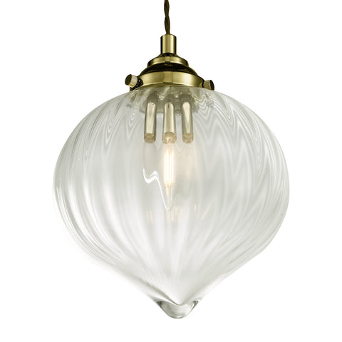 Mya 1 Light Single Pendant - Antique Brass