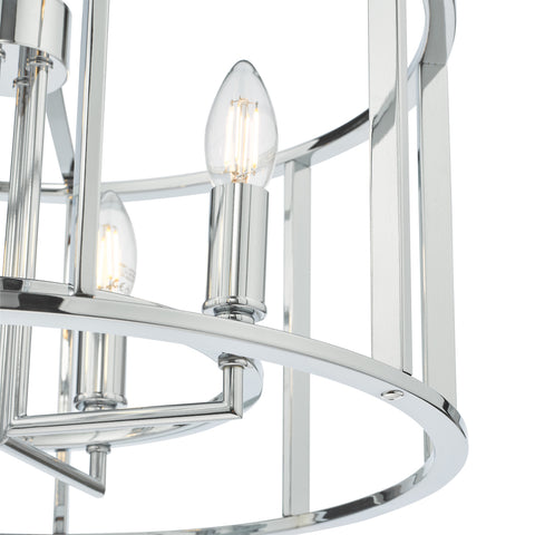 Myka 4 Light Pendant - Polished Chrome