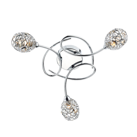 Numero 3 Light Semi Flush Ceiling Light