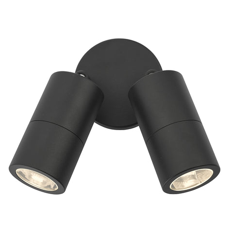 Ortega 2 Light Wall Light - Black