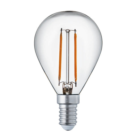 PACK 10  x GOLF BALL E14 FILAMENT LED LAMPS