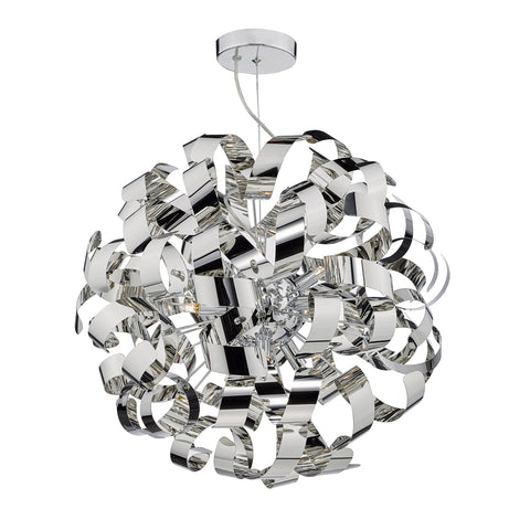 Rawley 9 Light Pendant - Polished Chrome