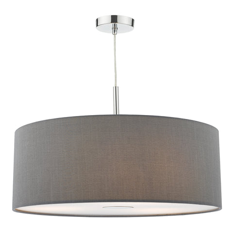 Ronda 3 Light 60CM Pendant - Slate Grey