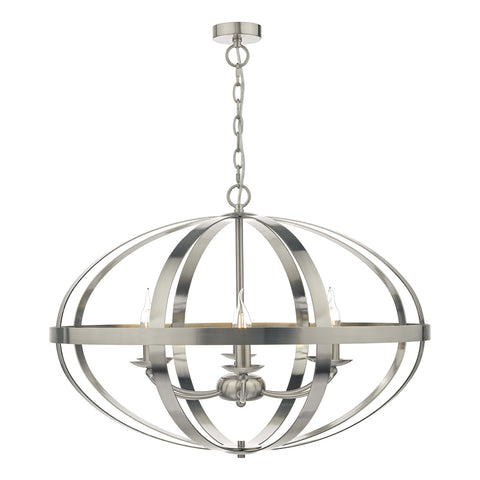 Symbol 6lt Pendant - Satin Chrome