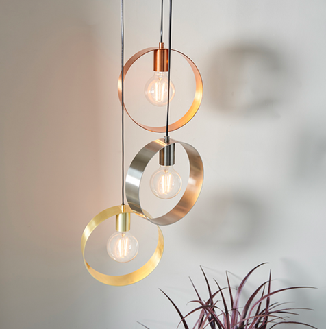 Hoop 3lt Cluster Pendant