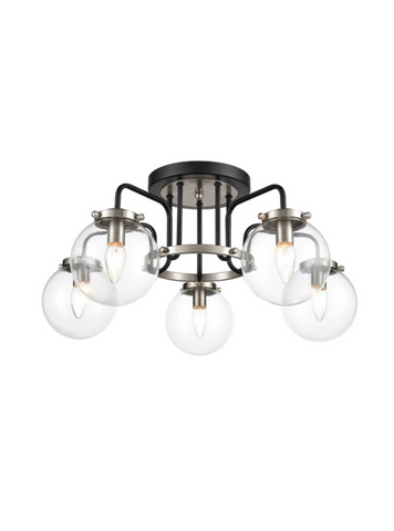 Lithos 5lt Semi Flush Ceiling Light