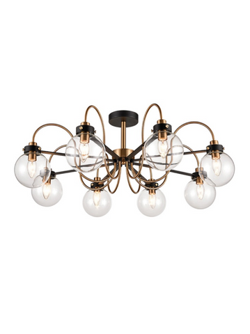 Equinox 8lt Semi-Flush Ceiling Light