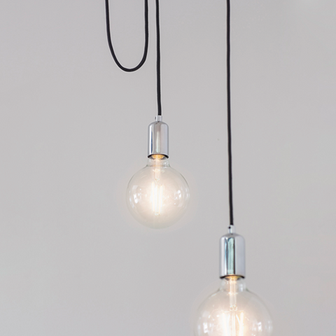 Studio 3 Light Polished Chrome Pendant