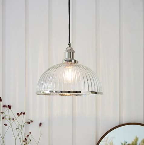 Hansen Single Pendant - Nickel