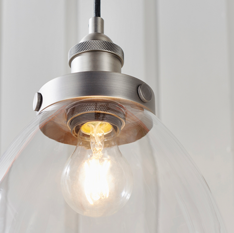 Hansen Single Pendant - Brushed Silver