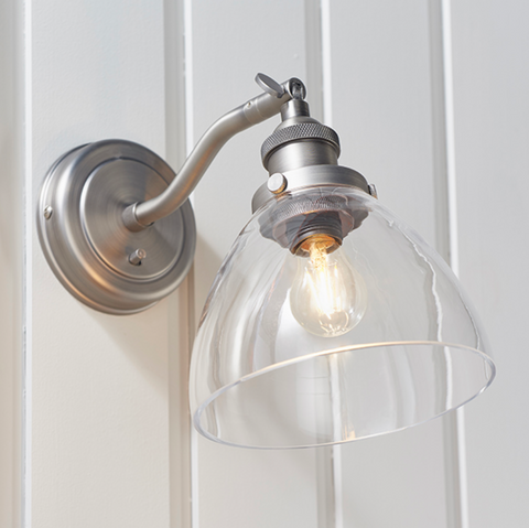 Hansen Wall Light - Brushed Silver