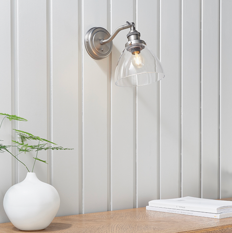 Hansen Wall Light - Brushed Silver