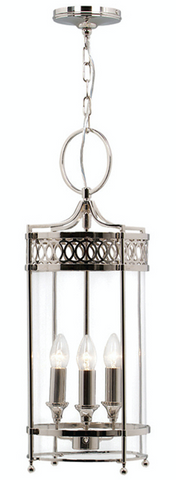 Guildhall Pendant – Polished Nickel