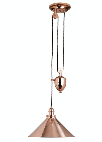 Provence Rise & Fall Polished Copper Pendant