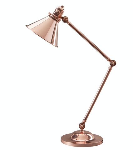 Provence Polished Copper Table Lamp