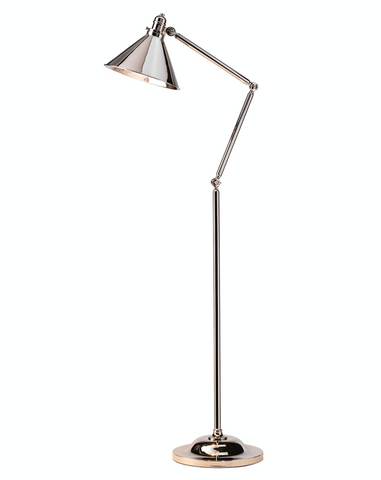 Provence 1 Light Floor Lamp – Polished Nickel