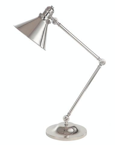Provence 1 Light Table Lamp – Polished Nickel